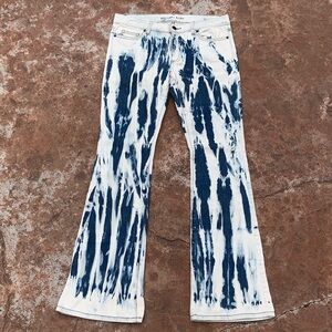 Women's Tie-Dye Flare Jeans